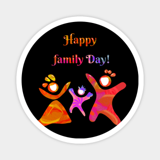 Happy family Day Magnet